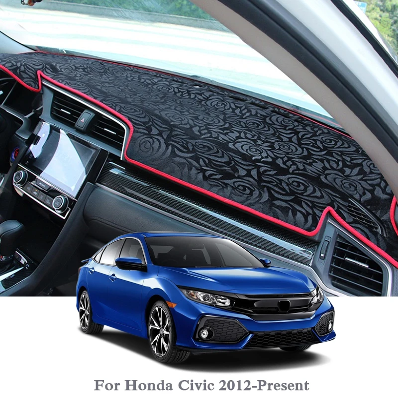 Car Styling Dashboard Avoid Light Pad Instrument Platform Cover Mat Rose For Honda CIVIC 2012-Present LHD&RHD Anti-dust Pads 
Car Styling Dashboard Avoid Light Pad Instrument Platform Cover Mat Rose For Honda CIVIC 2012-Present LHD&RHD Anti-dust Pads