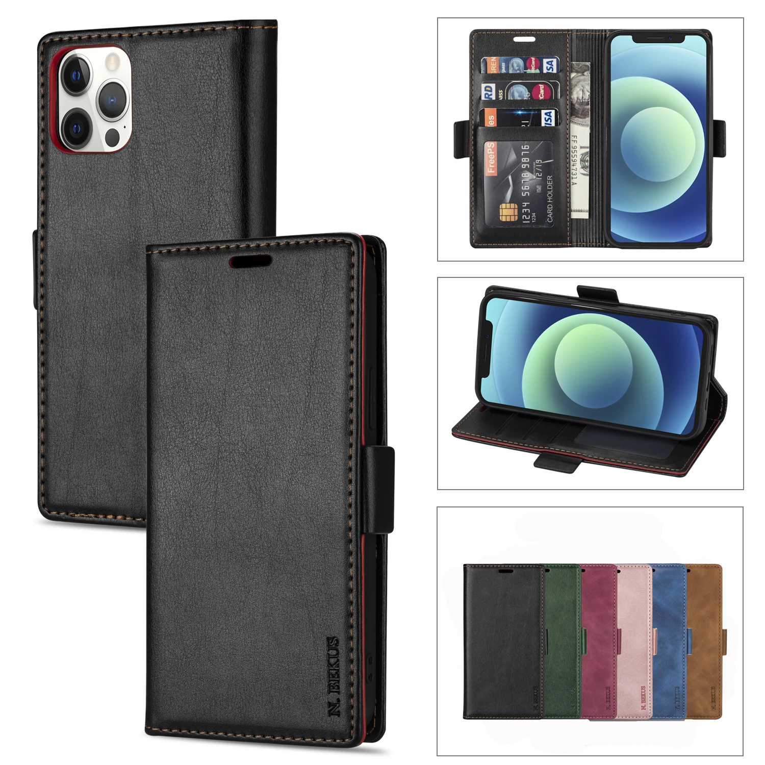 Luxury Phone Case For iPhone 12 Pro Max 11 Pro XS Max 8 7 6 Plus SE 2020 Mini Wallet Flip X XR Leather Phone Case Cover
Luxury Phone Case For iPhone 12 Pro Max 11 Pro XS Max 8 7 6 Plus SE 2020 Mini Wallet Flip X XR Leather Phone Case Cover