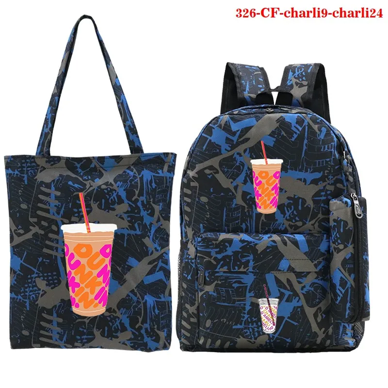 

Рюкзак для Для женщин мужчин Чарли D'Amelio холст студенческие сумки и рюкзаки для подростков, для мальчиков и девочек, школьные ранцы + ручка су...