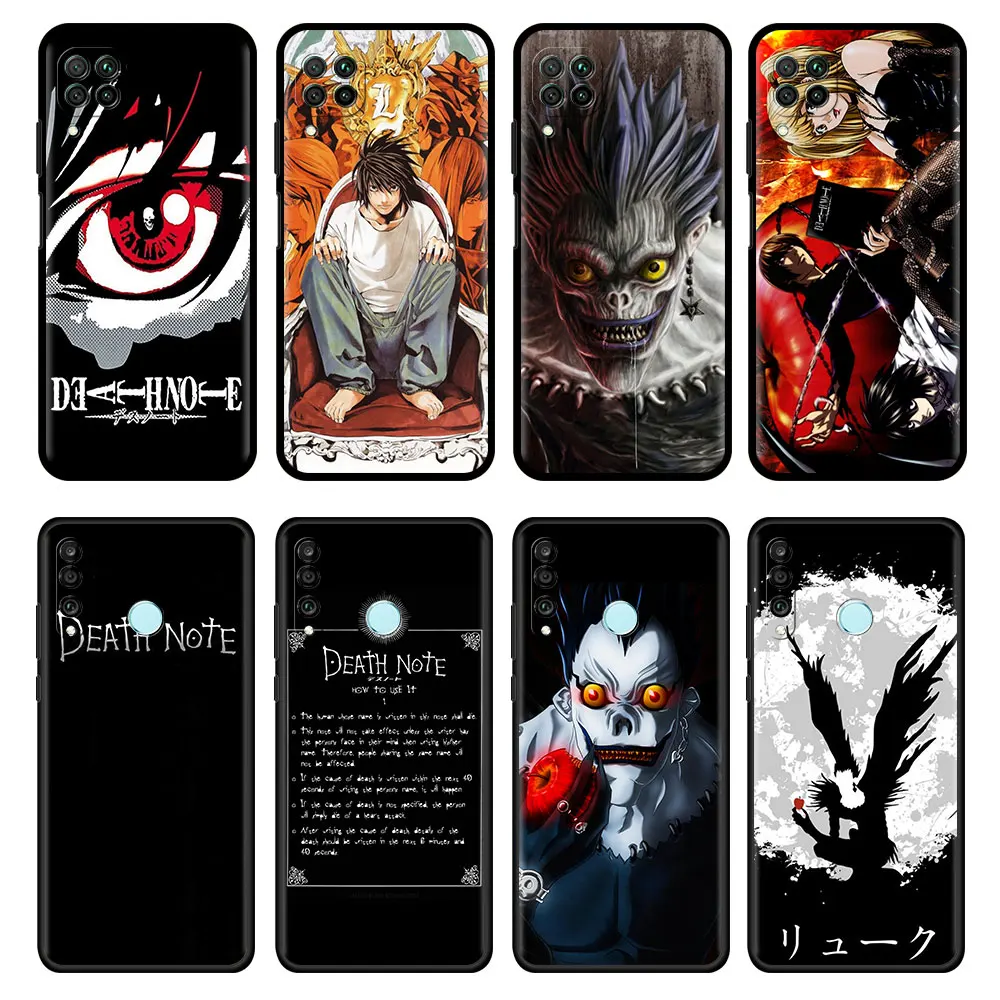 Death Note Silicone Phone Case For Huawei P30 Lite E 5G P Smart Z P10 P20 P30 P50 Pro Plus 2021 2020 Fundas Cover
Death Note Silicone Phone Case For Huawei P30 Lite E 5G P Smart Z P10 P20 P30 P50 Pro Plus 2021 2020 Fundas Cover