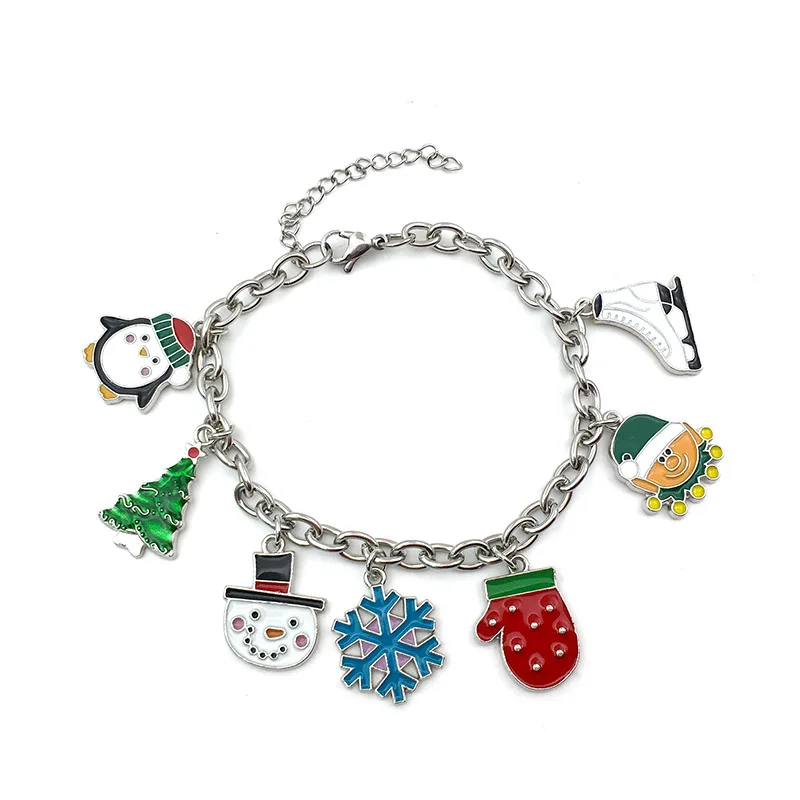 20Pcs New Christmas Charms Pendant For Unisex DIY Enamel Bracelet Party Home Craft Decoration Tree Hanging Jewelry Accessories
20Pcs New Christmas Charms Pendant For Unisex DIY Enamel Bracelet Party Home Craft Decoration Tree Hanging Jewelry Accessories