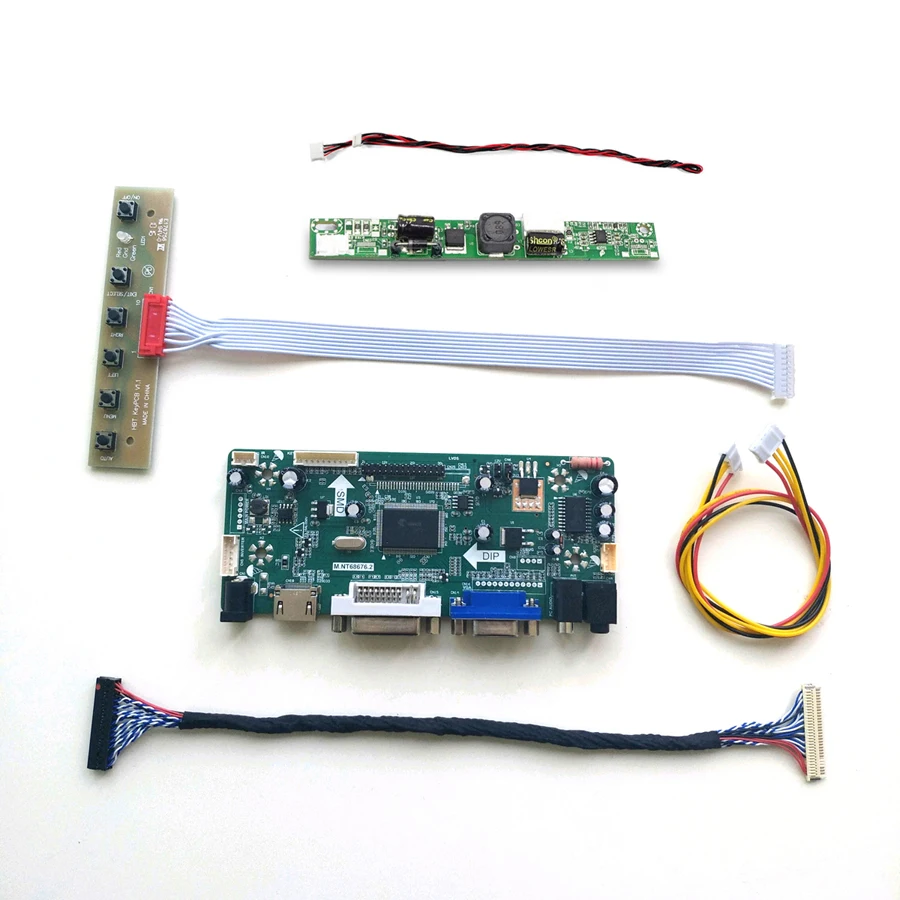 Fit 23 "1920*1080 M230HGE L20/L30 WLED LVDS 30Pin Innolux ЖК дисплей монитор VGA + DVI M.NT68676 плата
