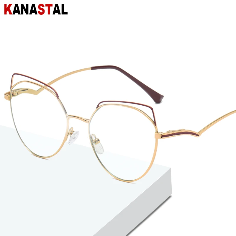 Ladies Anti-blue light Glasses Metal Cat Eye Full Frame Eyewear Frame Computer Office Gaming Eyeglass Frame Women Trend Fashion
Ladies Anti-blue light Glasses Metal Cat Eye Full Frame Eyewear Frame Computer Office Gaming Eyeglass Frame Women Trend Fashion