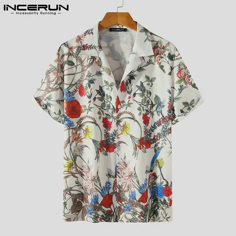 Man Casual Button Floral Camisa Masculina INCERUN 2021 Summer Hawaiian Beach Men Shirts Fashion Short Sleeve Printing Blouse 5XL
Man Casual Button Floral Camisa Masculina INCERUN 2021 Summer Hawaiian Beach Men Shirts Fashion Short Sleeve Printing Blouse 5XL
