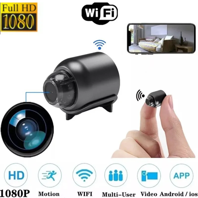 Wireless Wifi Camera Mini Surveillance 1080P HD Security Baby Monitoring 160° Wide Angle Night Vision Outdoor Smart Home Cam
Wireless Wifi Camera Mini Surveillance 1080P HD Security Baby Monitoring 160° Wide Angle Night Vision Outdoor Smart Home Cam