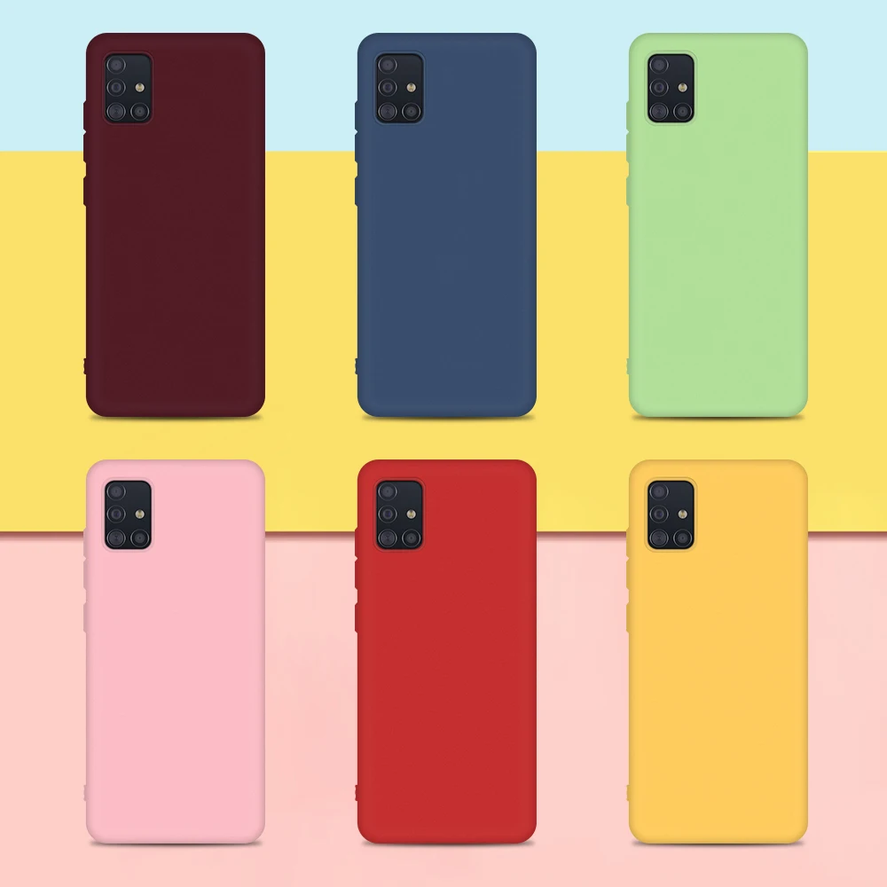 Силиконовый чехол для телефона Samsung Galaxy A71 A51 A715F A515F A715 защитный A515 A 71 51 из