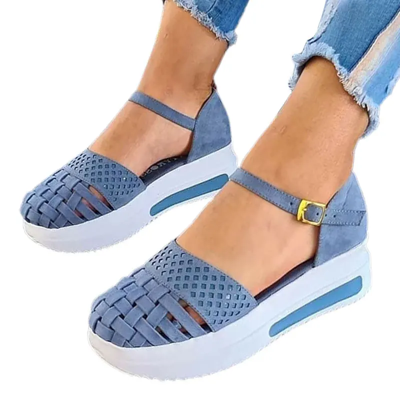 2021 Fashion Women Hollow Out Sandals Summer Flat Heel Sandals Female Casual Sewing Increase Platform Sandals Ladies Sandalias
2021 Fashion Women Hollow Out Sandals Summer Flat Heel Sandals Female Casual Sewing Increase Platform Sandals Ladies Sandalias