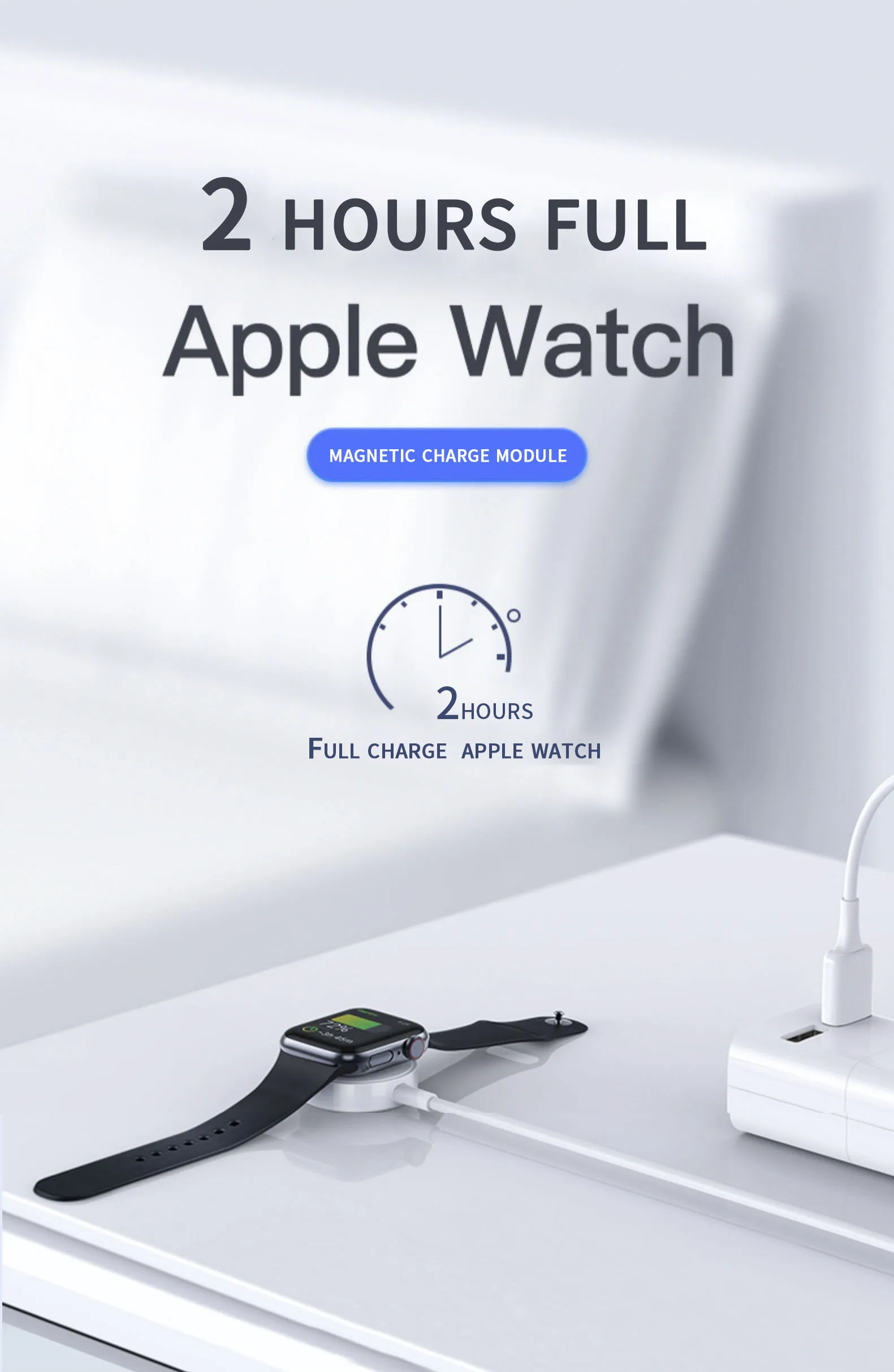 Portable Wireless Charger for IWatch 6 SE 5 4 Magnetic Charging Dock Station USB Charger Cable for Apple Watch Series 5 4 3 2 1
Portable Wireless Charger for IWatch 6 SE 5 4 Magnetic Charging Dock Station USB Charger Cable for Apple Watch Series 5 4 3 2 1
