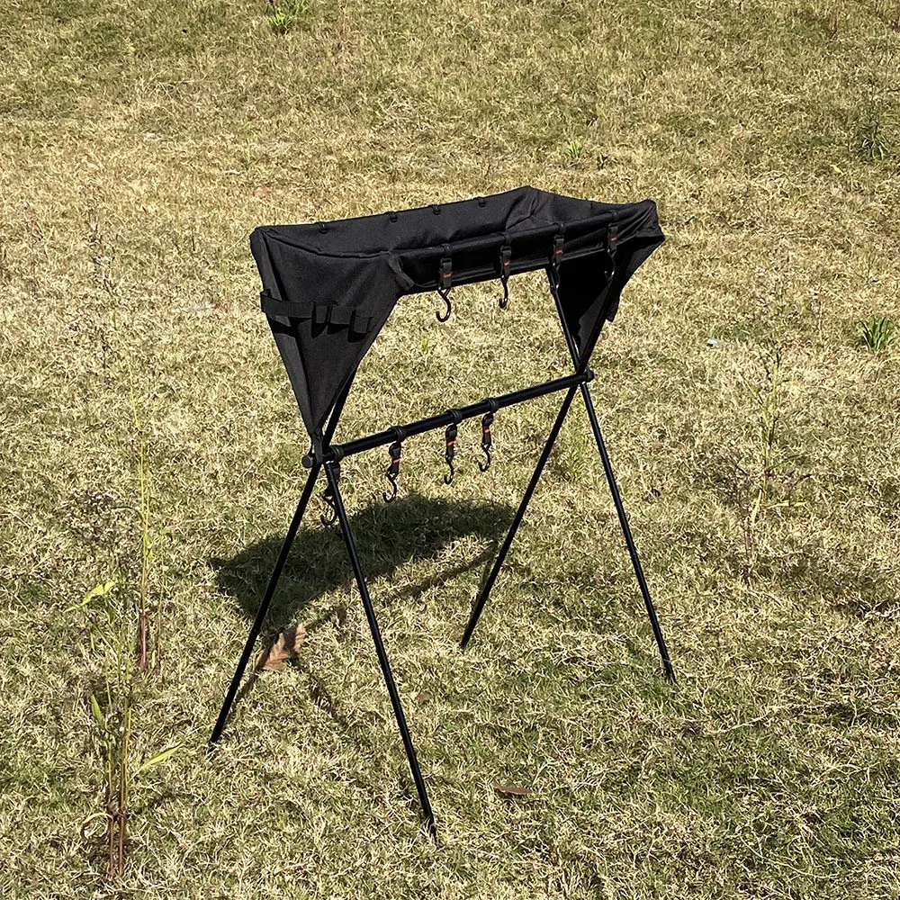 Outdoor Folding Shelf Protable Triangle Aluminum Alloy Load Bearing Double-Layer Large Capacity Camping Hiking Hanging Rack
Outdoor Folding Shelf Protable Triangle Aluminum Alloy Load Bearing Double-Layer Large Capacity Camping Hiking Hanging Rack