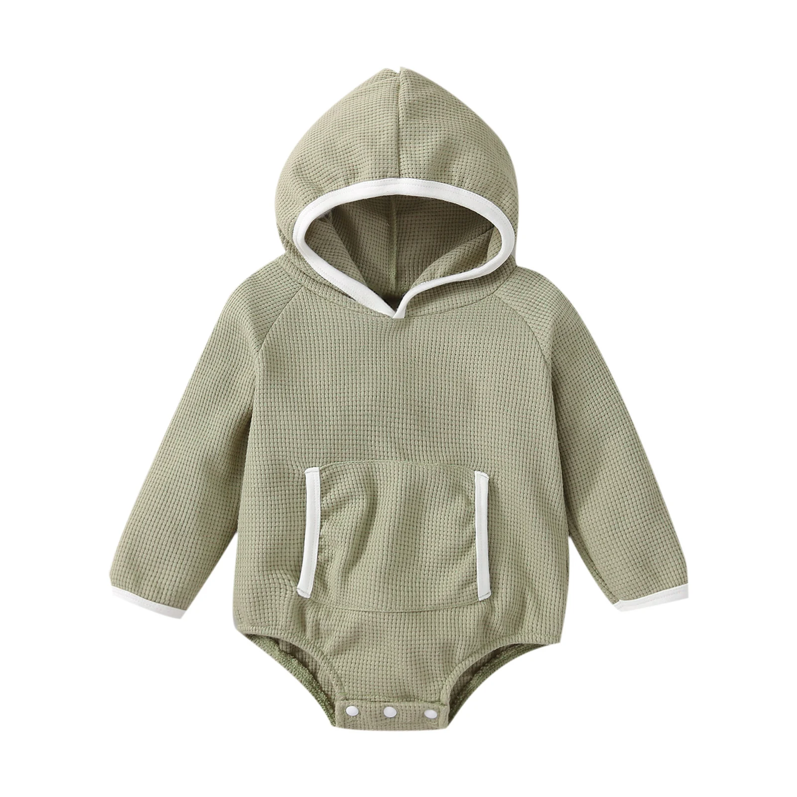 Baby Clothing Newborn Casual Solid Color Long Sleeves Hooded Romper Toddler Girls Boys Spring Autumn Jumpsuits 0-24 Months
Baby Clothing Newborn Casual Solid Color Long Sleeves Hooded Romper Toddler Girls Boys Spring Autumn Jumpsuits 0-24 Months