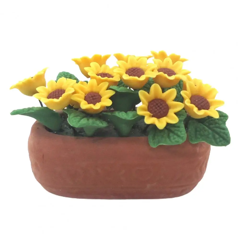Beautiful Sunflower Flower Model Lightweight Multifunctional Mini Sunflower Flower Dollhouse Miniature Sunflower Flower 
Beautiful Sunflower Flower Model Lightweight Multifunctional Mini Sunflower Flower Dollhouse Miniature Sunflower Flower