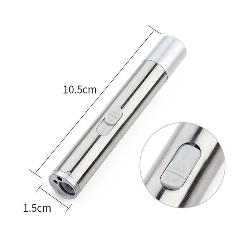 3 In 1 Multifunctional Laser Pen Creative Cat Chaser Toy Rechargeable Flashlight Pointers Interactive Toy For Pet Training Tool 
3 In 1 Multifunctional Laser Pen Creative Cat Chaser Toy Rechargeable Flashlight Pointers Interactive Toy For Pet Training Tool