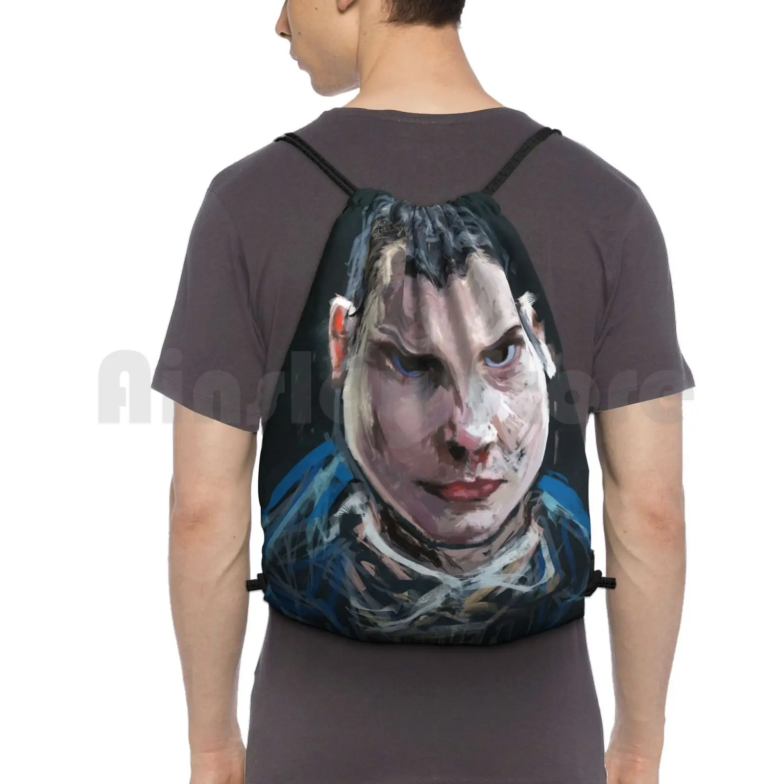 Eleven Backpack Drawstring Bag Riding Climbing Gym Bag Raise Millie Bobby Millie Bobby Brown Superhero Superpowers
Eleven Backpack Drawstring Bag Riding Climbing Gym Bag Raise Millie Bobby Millie Bobby Brown Superhero Superpowers