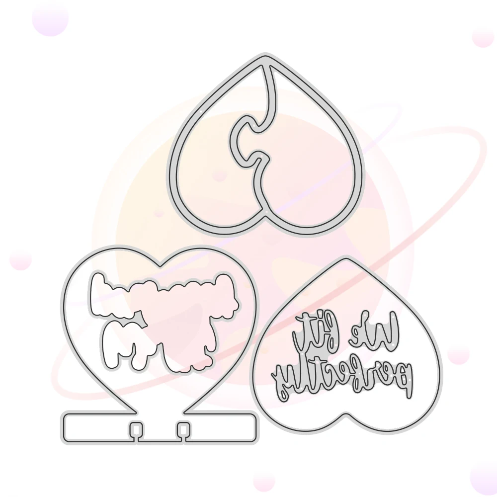 Love Heart Cutting Dies Valentine's Day Series DIY Scrapbooking Metal Dies Stencil Decor Template Dies For Cards Gifts
Love Heart Cutting Dies Valentine's Day Series DIY Scrapbooking Metal Dies Stencil Decor Template Dies For Cards Gifts