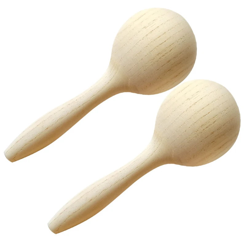 2Pcs Wooden Maracas Rattles Sand Hammer Instrument Musical Kids Toy Smooth Surface Musical Instrument Children's Gift
2Pcs Wooden Maracas Rattles Sand Hammer Instrument Musical Kids Toy Smooth Surface Musical Instrument Children's Gift