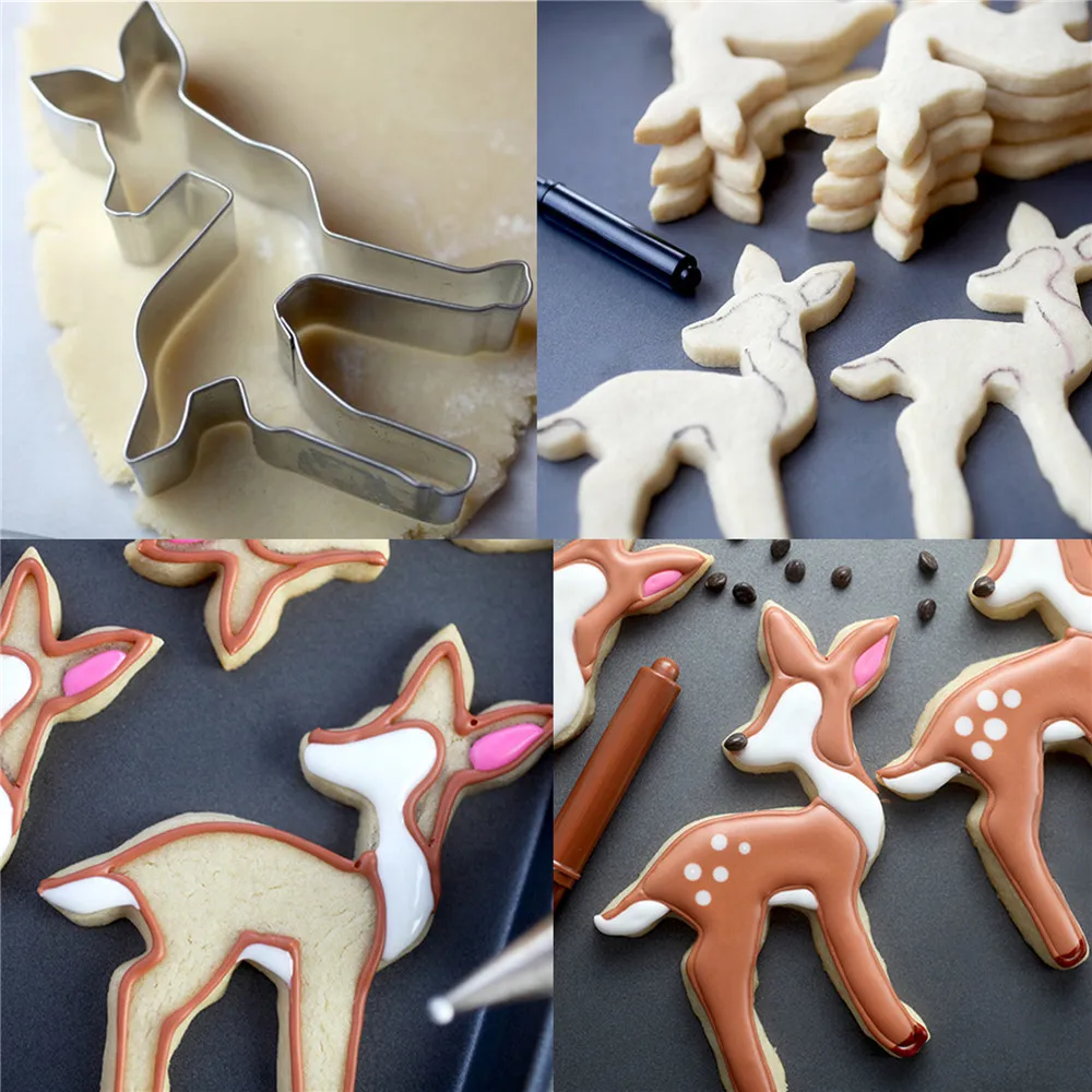 Elk Deer Shape Christmas Cookie Cutter Fondant Stamp Cake Embossing Cookie Mold Sugarcraft Christmas Baking Pastry Cookie Cutter
Elk Deer Shape Christmas Cookie Cutter Fondant Stamp Cake Embossing Cookie Mold Sugarcraft Christmas Baking Pastry Cookie Cutter