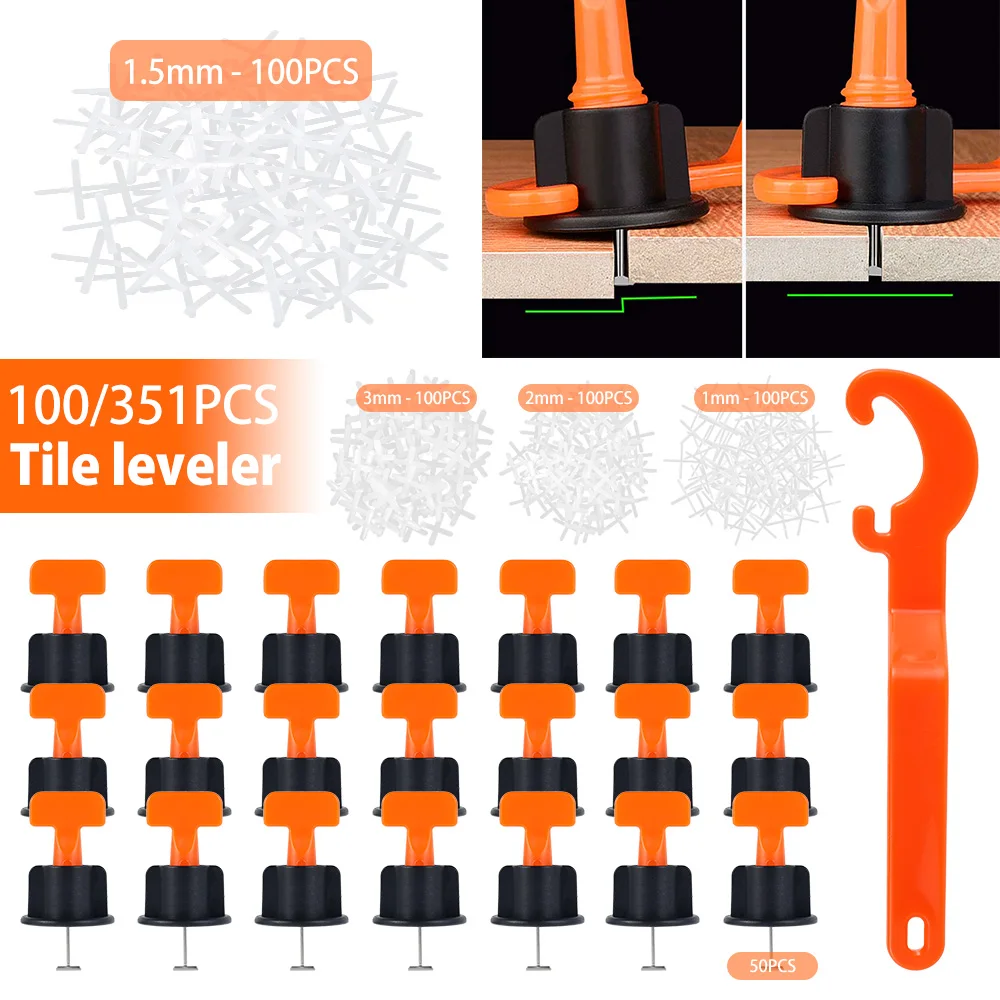 

1 компл. Уровневые разделители для плитки, система выравнивания стен, плитки, выравниватель плитки, локатор, разделители, плоскогубцы, инстр...