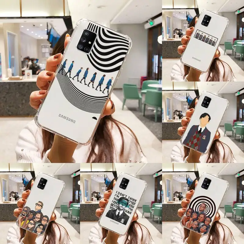Fundas Umbrella Academy Phone Case Transparent For Samsung S A M J 21 20 50 30 60 5 7 51 71 90 11 10 J710 e p PLUS Prime 5G
Fundas Umbrella Academy Phone Case Transparent For Samsung S A M J 21 20 50 30 60 5 7 51 71 90 11 10 J710 e p PLUS Prime 5G