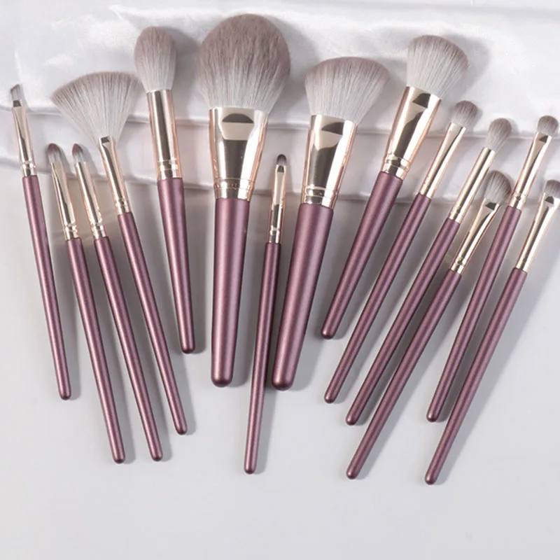 14Pcs Makeup Brushes Set Cosmetic Foundation Powder Blush Eye Shadow Lip Blend Wooden Make Up Brush Tool Kit
14Pcs Makeup Brushes Set Cosmetic Foundation Powder Blush Eye Shadow Lip Blend Wooden Make Up Brush Tool Kit