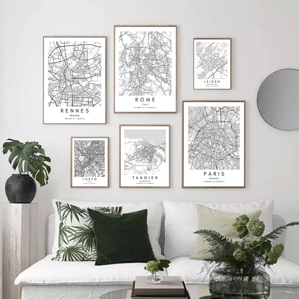 Black and White World City New York London Paris Wall Art Canvas Painting Posters Prints Nordic Style Pictures Living Room Decor
Black and White World City New York London Paris Wall Art Canvas Painting Posters Prints Nordic Style Pictures Living Room Decor