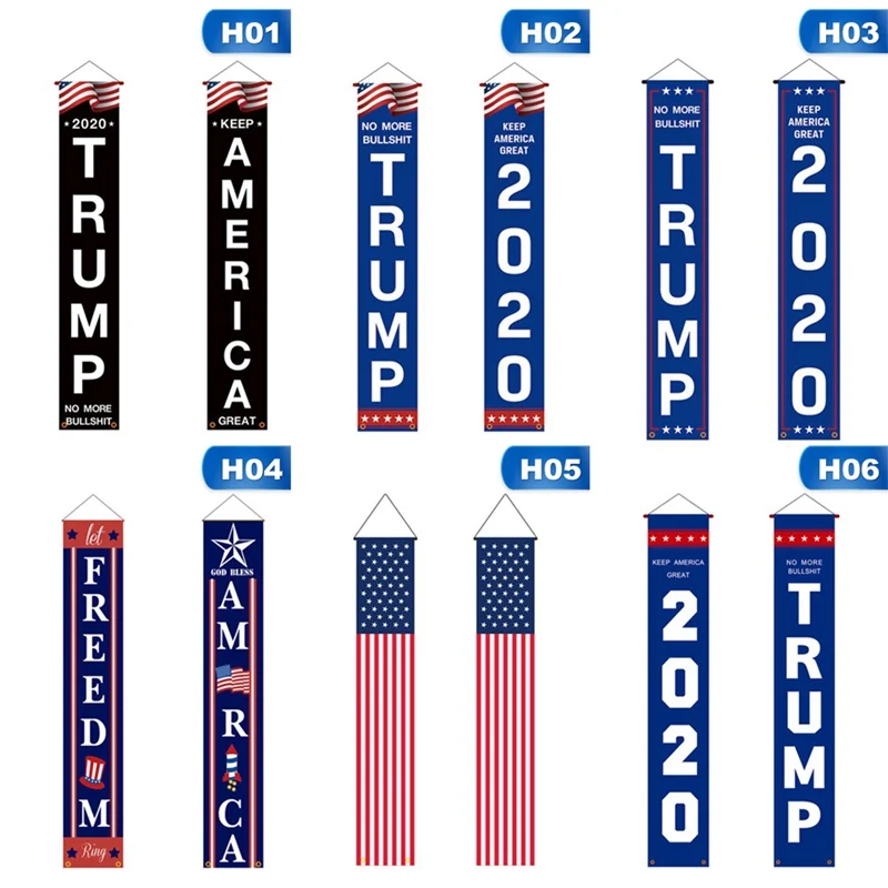 Trump 2020 Flag Door Banner Support Donald Trump For President Keep America Great Large Banners Outdoor Yard Home Decoration
Trump 2020 Flag Door Banner Support Donald Trump For President Keep America Great Large Banners Outdoor Yard Home Decoration