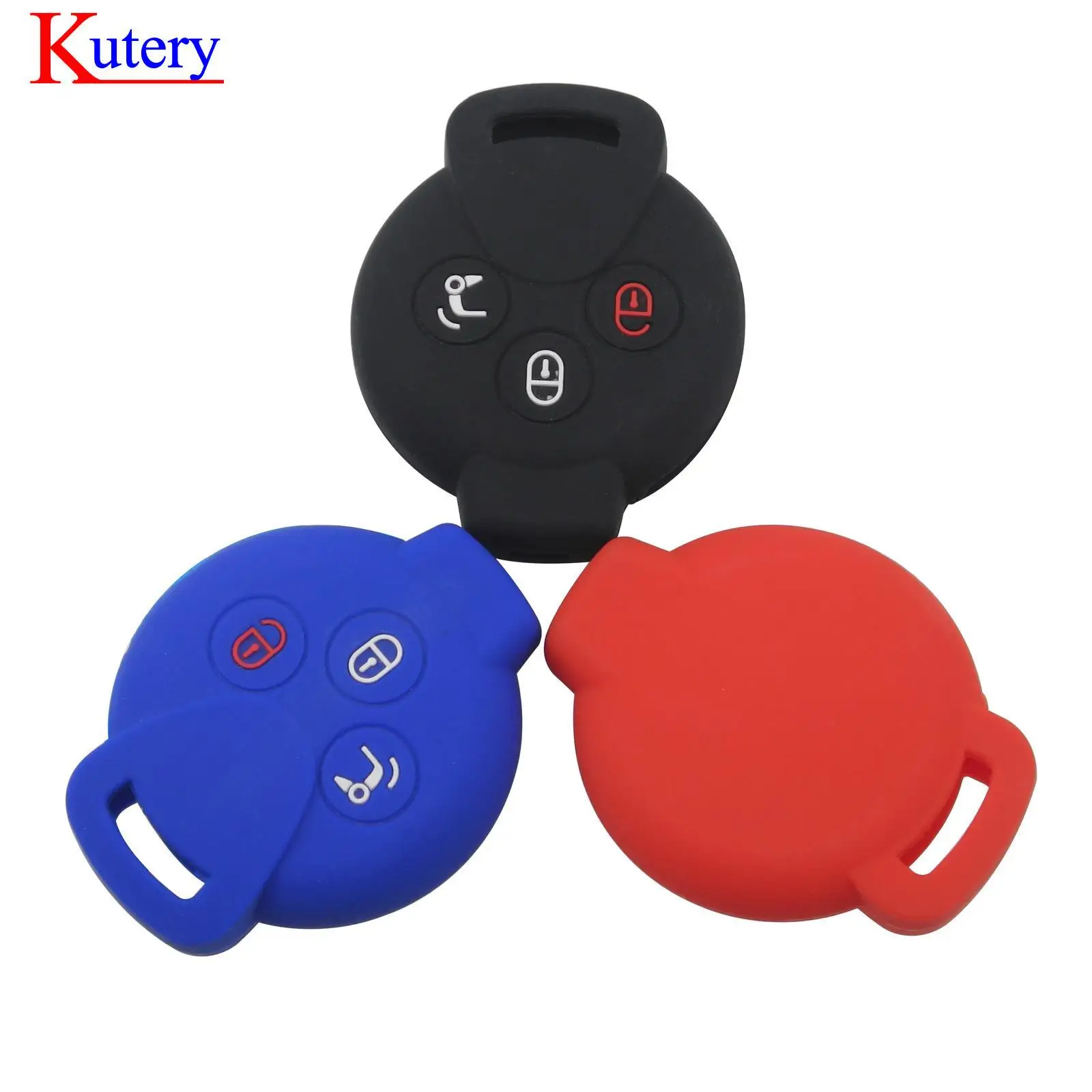 Kutery 3 Buttons Silicone Remote Car Key Case Cover For Mercedes-Benz Smart City Roadster Car Styling Replacement Protection 
Kutery 3 Buttons Silicone Remote Car Key Case Cover For Mercedes-Benz Smart City Roadster Car Styling Replacement Protection