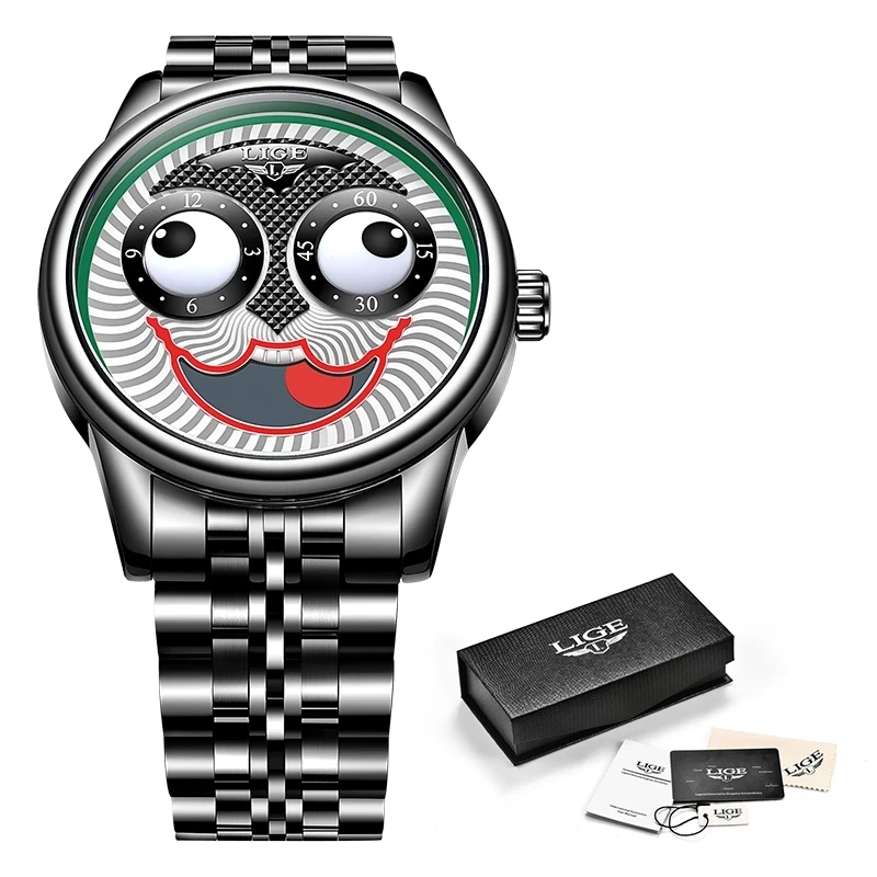 2020 LIGE top luxury automatic mechanical men's watch new design personality fashion watch men's stainless steel Wristwatch+Box
2020 LIGE top luxury automatic mechanical men's watch new design personality fashion watch men's stainless steel Wristwatch+Box