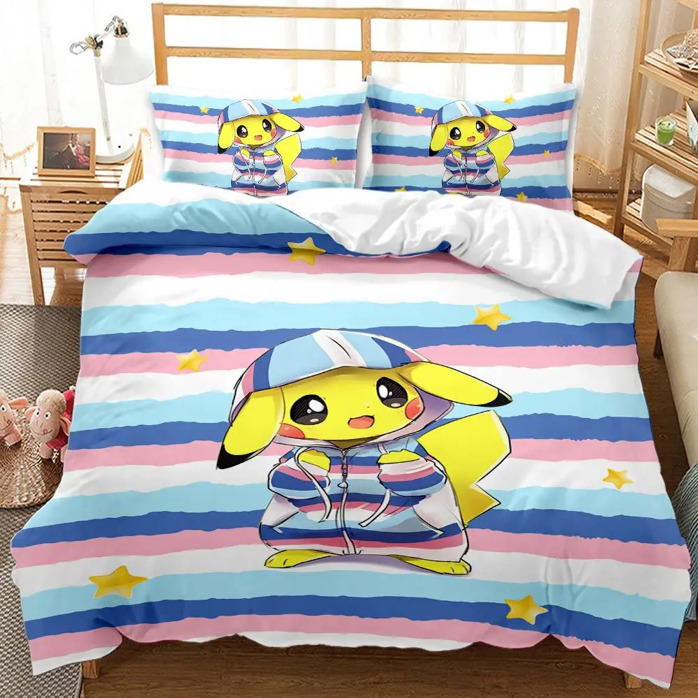 Комплект постельного белья Kawaii Pikachu из 3 предметов, желтое одеяло с героями мультфильмов, постельное белье Queen King Size 3D для мальчиков и девочек...
Комплект постельного белья Kawaii Pikachu из 3 предметов, желтое одеяло с героями мультфильмов, постельное белье Queen King Size 3D для мальчиков и девочек...