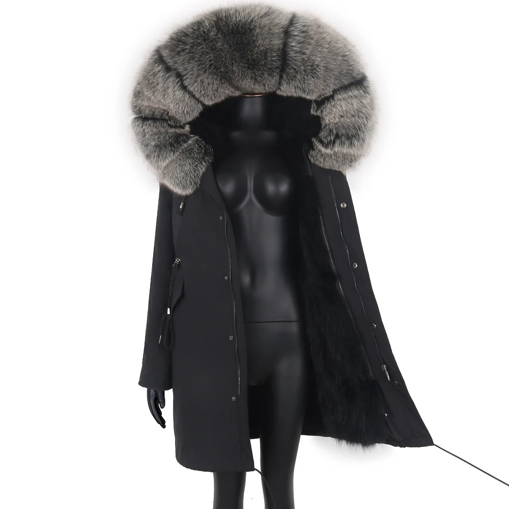 Winter Coat for Women Fox Fur Collar Raccoon Fur Liner Detachable Thick Warm Fur Jacket Zipper Regular Outerwear Streetwear
Winter Coat for Women Fox Fur Collar Raccoon Fur Liner Detachable Thick Warm Fur Jacket Zipper Regular Outerwear Streetwear