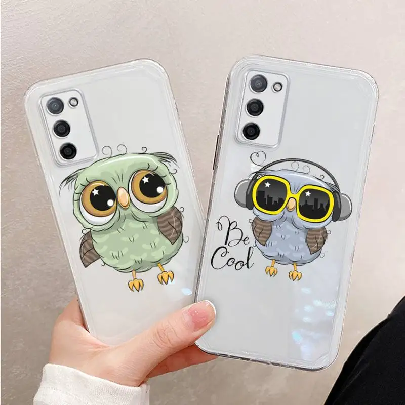 Cartoon Girl Gifts Cute Owl lovers Phone Case Transparent For oppo R17 R15 R11 R9 F11 A32 A39 K7 K5 S X PRO PLUS moible bag
Cartoon Girl Gifts Cute Owl lovers Phone Case Transparent For oppo R17 R15 R11 R9 F11 A32 A39 K7 K5 S X PRO PLUS moible bag