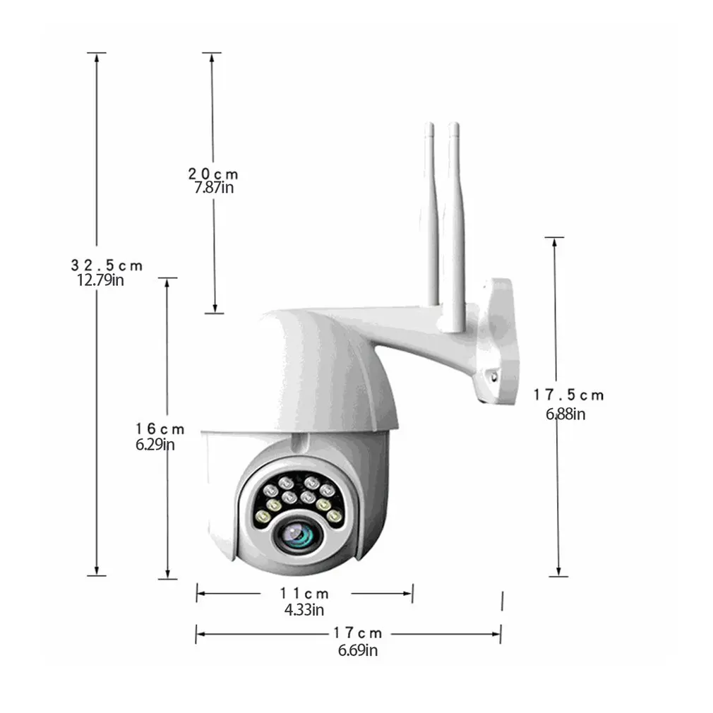 Outdoor Wireless Surveillance Camera 1080p Smart Dual Optical Camera High Definition Wifi Home Security Camera
Outdoor Wireless Surveillance Camera 1080p Smart Dual Optical Camera High Definition Wifi Home Security Camera