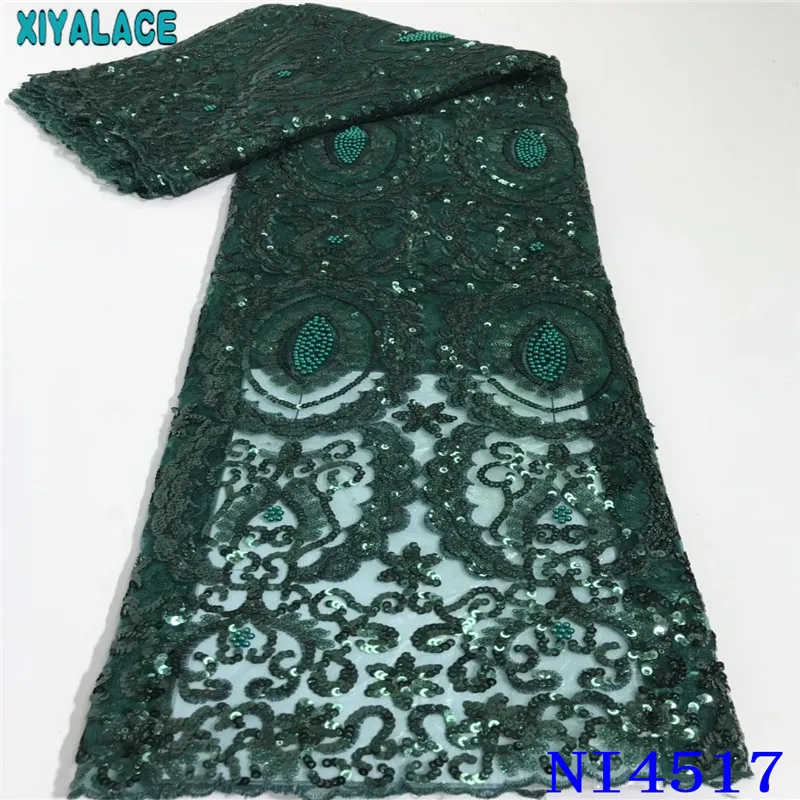 Latest African Embroidery Net Lace Beaded Fabrics Laces French Mesh Tulle Lace Fabric with Sequins for Wedding Dresses KSNI4517
Latest African Embroidery Net Lace Beaded Fabrics Laces French Mesh Tulle Lace Fabric with Sequins for Wedding Dresses KSNI4517