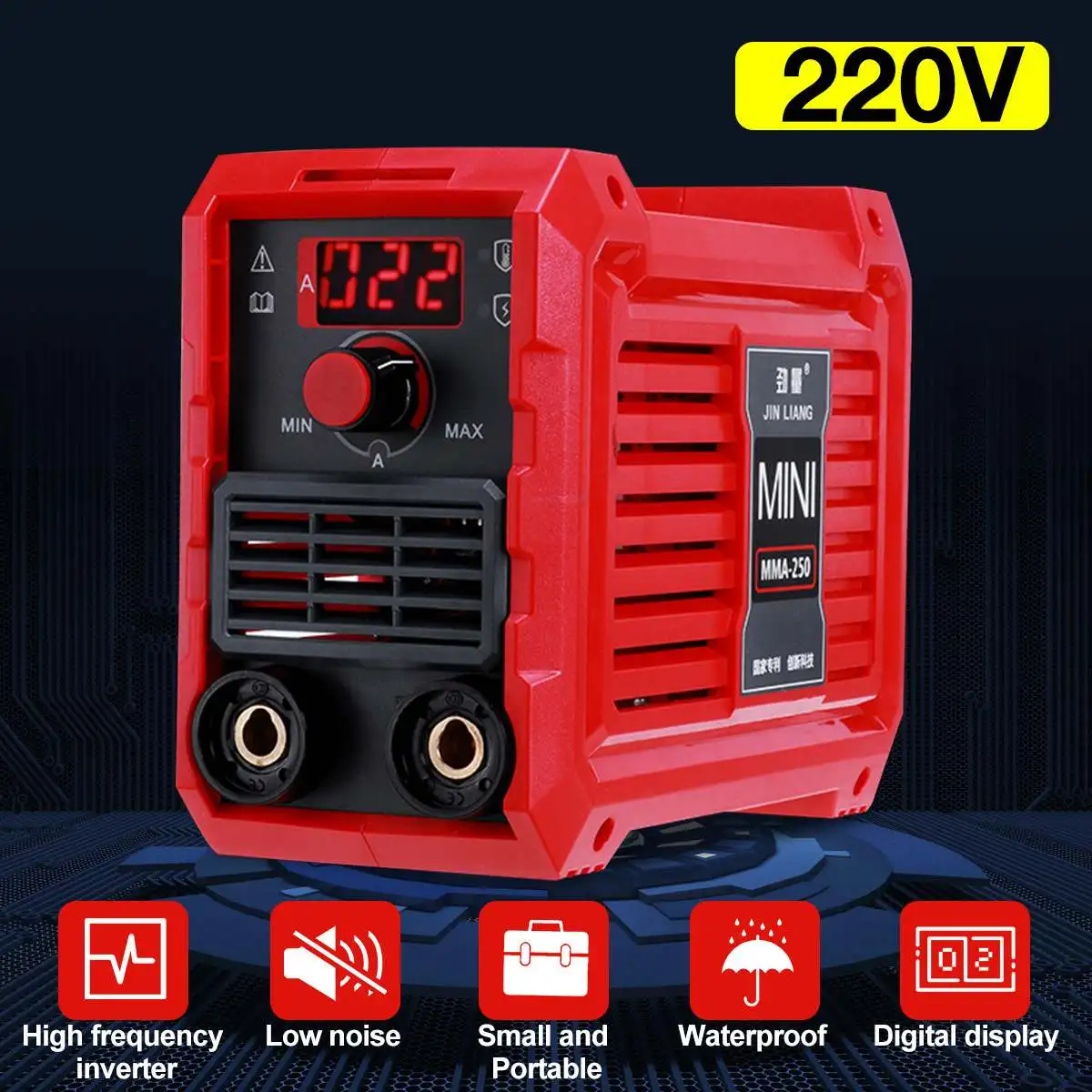MMA-250 ARC Welder Electric Welding Machine 220V Digital Display MMA Stick Welder 3500W for DIY Welding Electric Working
MMA-250 ARC Welder Electric Welding Machine 220V Digital Display MMA Stick Welder 3500W for DIY Welding Electric Working