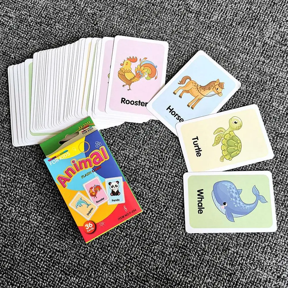 36 Cards In A Box Flash Card Teaching Aids Animal Fruit Learning Word Match Cards Toys Educational English Game Flash Pictu T2Z6
36 Cards In A Box Flash Card Teaching Aids Animal Fruit Learning Word Match Cards Toys Educational English Game Flash Pictu T2Z6