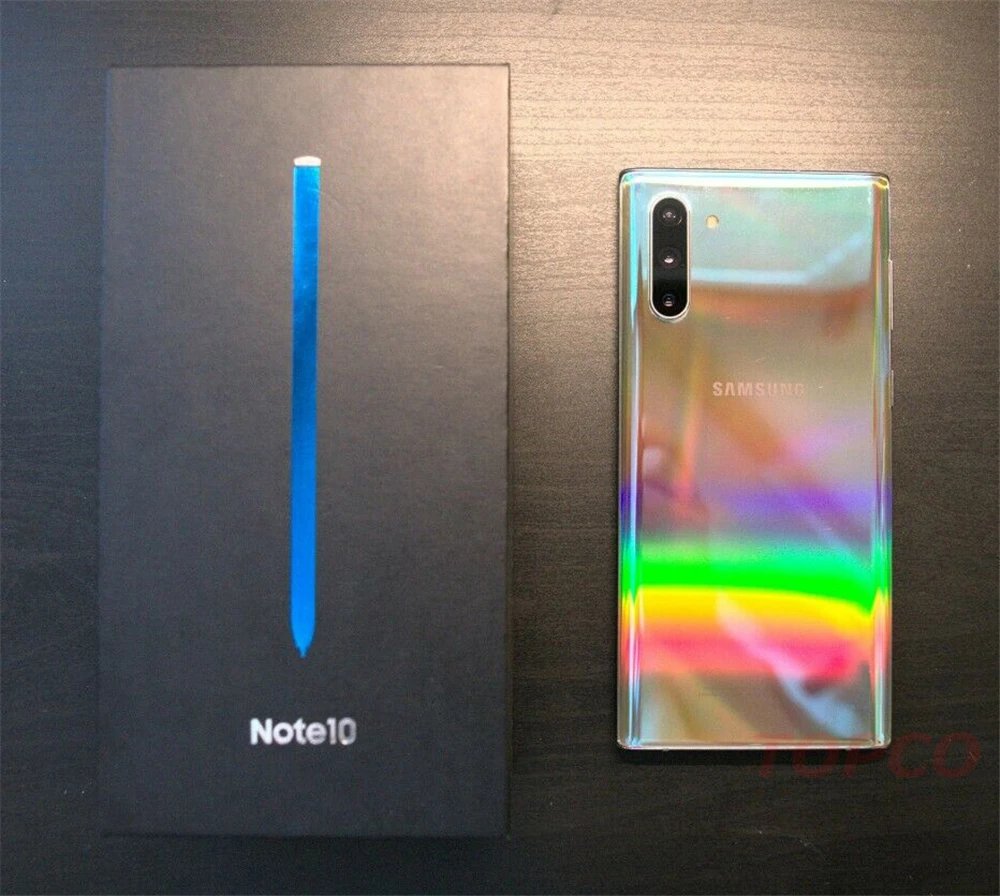 Samsung Galaxy Note10 смартфон с 6 3-дюймовым дисплеем восьмиядерным процессором ОЗУ 12 Гб
