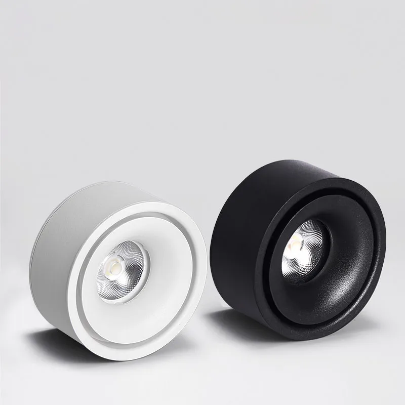 Round dimmable Led surface mounted spotlight COB non-opening ceiling spotlight 7W 9W 12W living room surface mounted downlight
Round dimmable Led surface mounted spotlight COB non-opening ceiling spotlight 7W 9W 12W living room surface mounted downlight