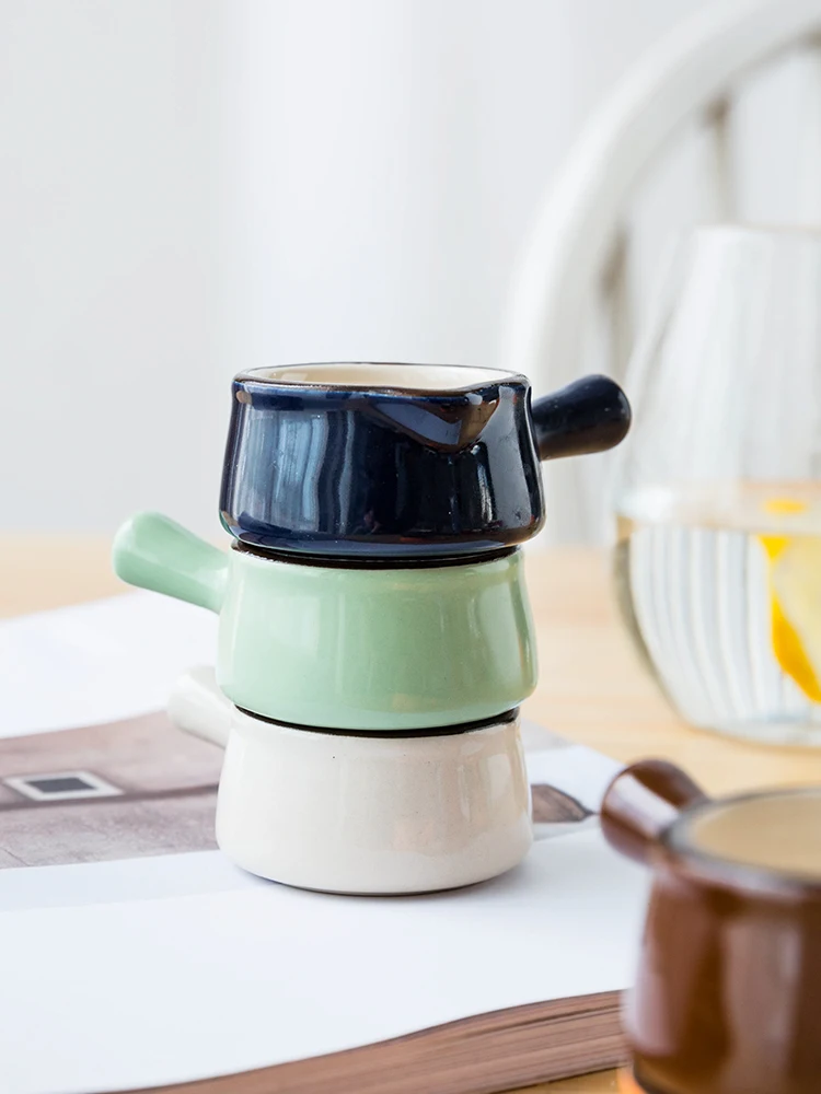 Japanese Style Milk Jug with Handle Small Milk Cup Milk Cup with Handle Soup Bowl Steak Western Food Juice Bucket Milk Pot
Japanese Style Milk Jug with Handle Small Milk Cup Milk Cup with Handle Soup Bowl Steak Western Food Juice Bucket Milk Pot
