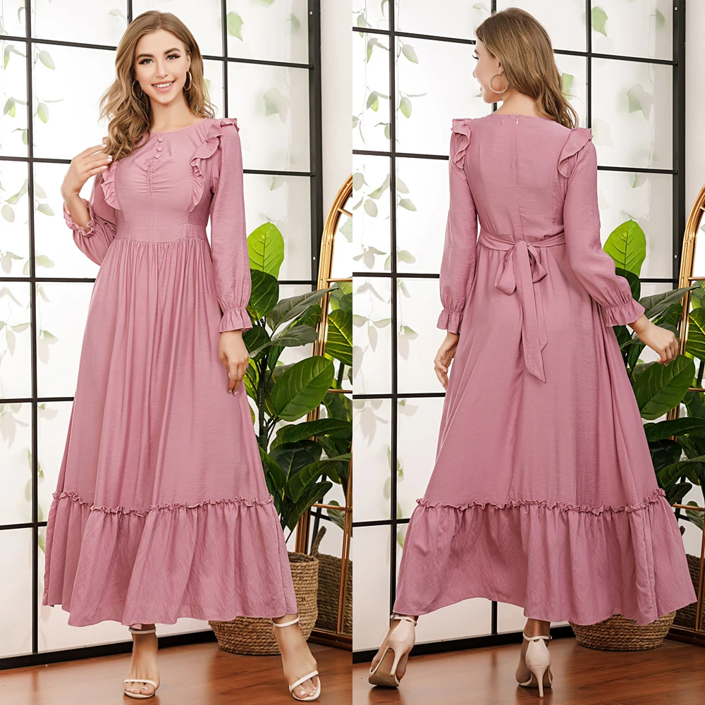 MD Women Muslim Fashion Abaya Dubai Turkey Islam Clothing Evening Long Dress Princess Gowns Caftan Marocain 2021 Eid Mubarak
MD Women Muslim Fashion Abaya Dubai Turkey Islam Clothing Evening Long Dress Princess Gowns Caftan Marocain 2021 Eid Mubarak