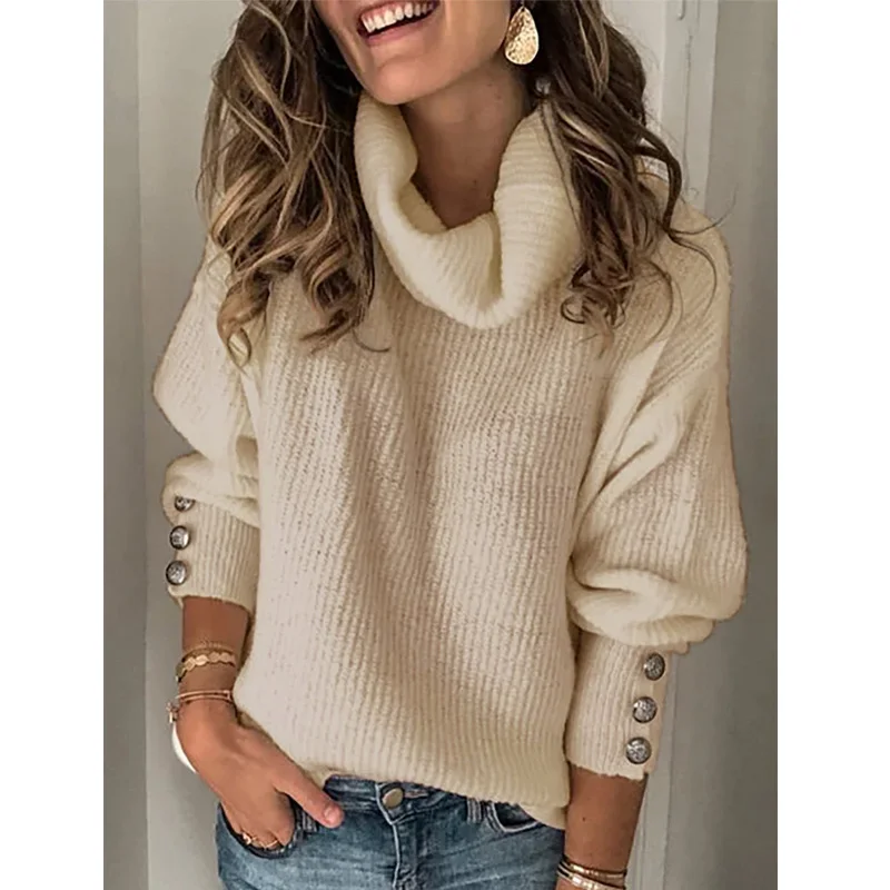 2019 New Design Winter Sweater Women Pullover Turtleneck Knitted Sweater Long Sleeve Plus Size Clothes Sueter Mujer Invierno
2019 New Design Winter Sweater Women Pullover Turtleneck Knitted Sweater Long Sleeve Plus Size Clothes Sueter Mujer Invierno