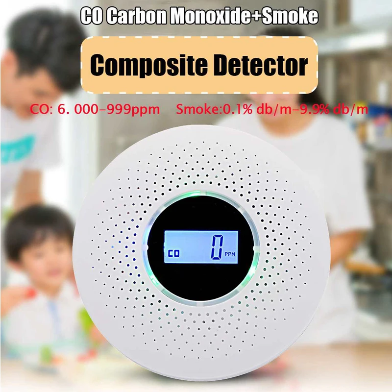 Newest 2 in 1 LED Digital Gas Smoke Alarm Co Carbon Monoxide Detector Voice Warn Sensor Home Security Protection High Sensitive
Newest 2 in 1 LED Digital Gas Smoke Alarm Co Carbon Monoxide Detector Voice Warn Sensor Home Security Protection High Sensitive