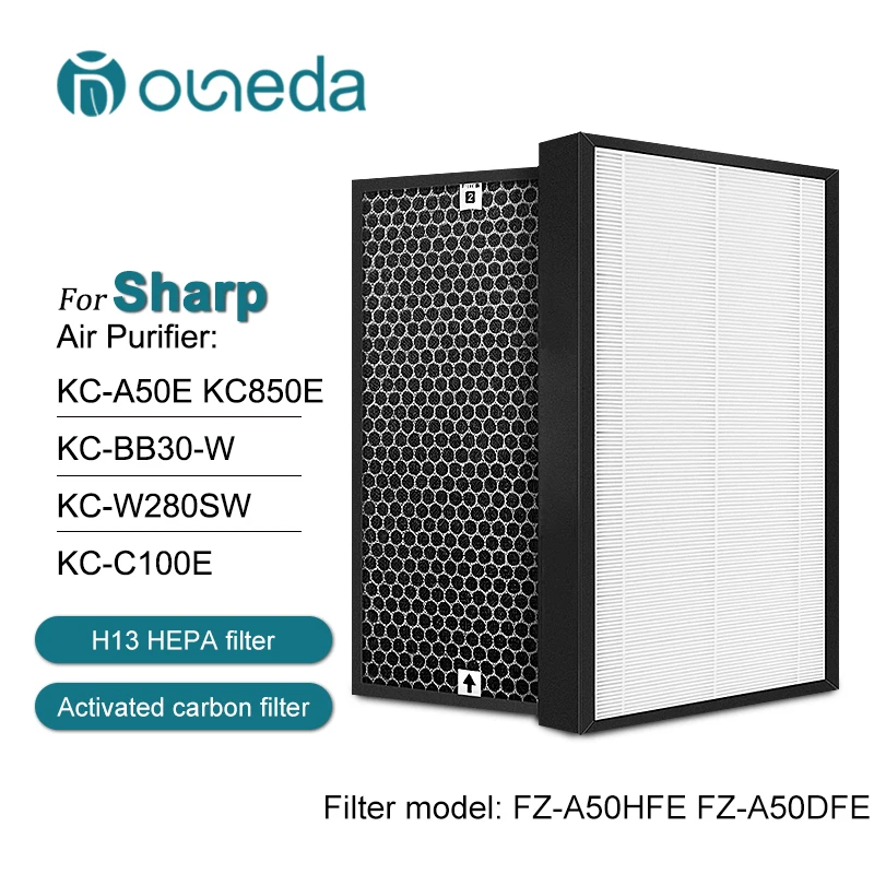 Sharp Air Filters H13 Hepa Filter Sheet FZ-A50HFE Carbon FIlter FZ-A50DFE Air Purifier KC-A50E KC850E Air Humidifier Parts 2PCS
Sharp Air Filters H13 Hepa Filter Sheet FZ-A50HFE Carbon FIlter FZ-A50DFE Air Purifier KC-A50E KC850E Air Humidifier Parts 2PCS