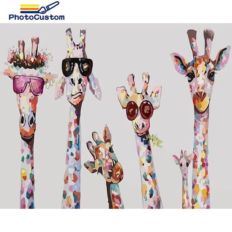 PhotoCustom Frameless giraffe Animals Painting By Numbers For adult on canvas Oil Paint by numbers balloon Zero basis 40x50cm Ho
PhotoCustom Frameless giraffe Animals Painting By Numbers For adult on canvas Oil Paint by numbers balloon Zero basis 40x50cm Ho