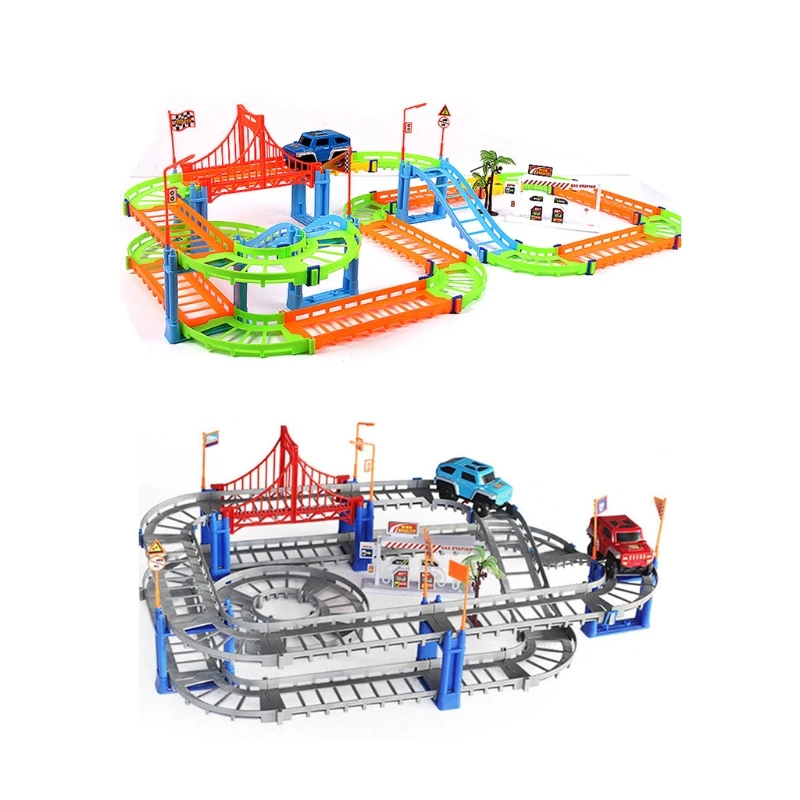 Create A Engineerig Track Magical Railway Road Car Track Set Toy Mainan Kereta Blocks Toy Education Tool 73 Pieces
Create A Engineerig Track Magical Railway Road Car Track Set Toy Mainan Kereta Blocks Toy Education Tool 73 Pieces