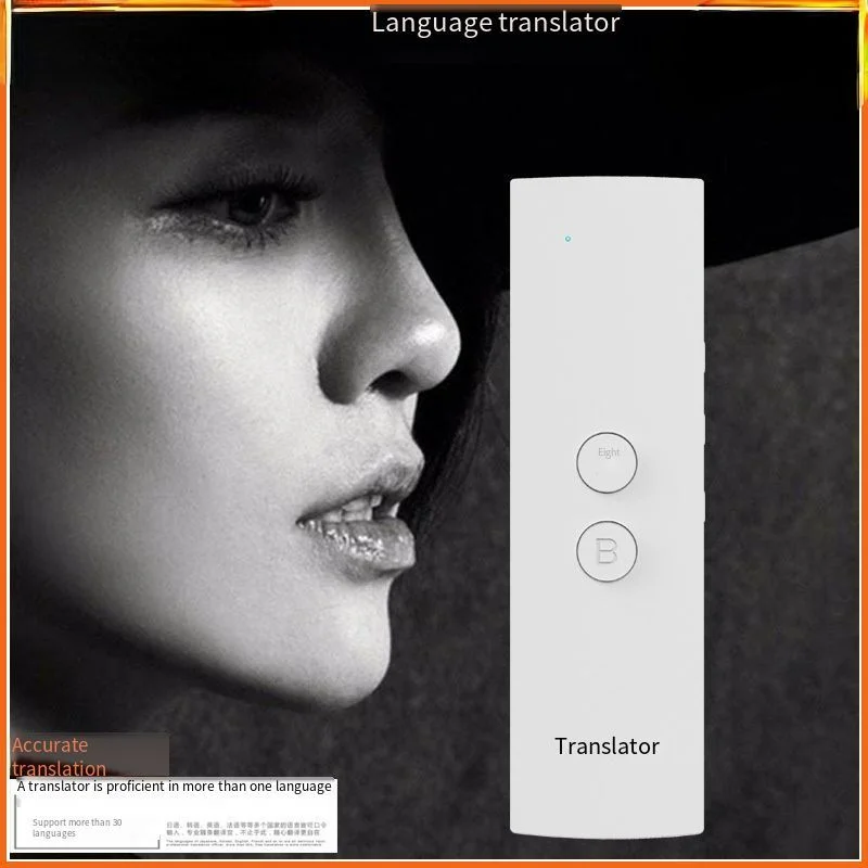 

BT APP T6 Smart Voice Speech Translator Two-Way Real Time 30 Multi-Language Translation for Learning Travelling Business Meet