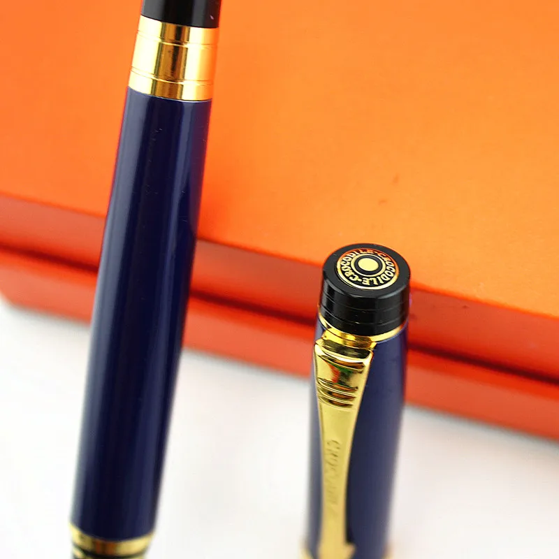 High quality classical Fountain pen Crocodile high-grade business pen metal signature fountain pen Student writing pen
High quality classical Fountain pen Crocodile high-grade business pen metal signature fountain pen Student writing pen