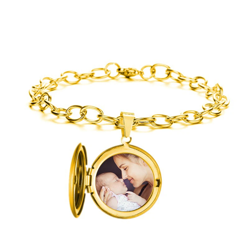 Personalized Custom Photo Bracelet Lettering Name Date Logo Stainless Steel Bracelets Gold Bangle for Women Engrave Jewelry Gift
Personalized Custom Photo Bracelet Lettering Name Date Logo Stainless Steel Bracelets Gold Bangle for Women Engrave Jewelry Gift