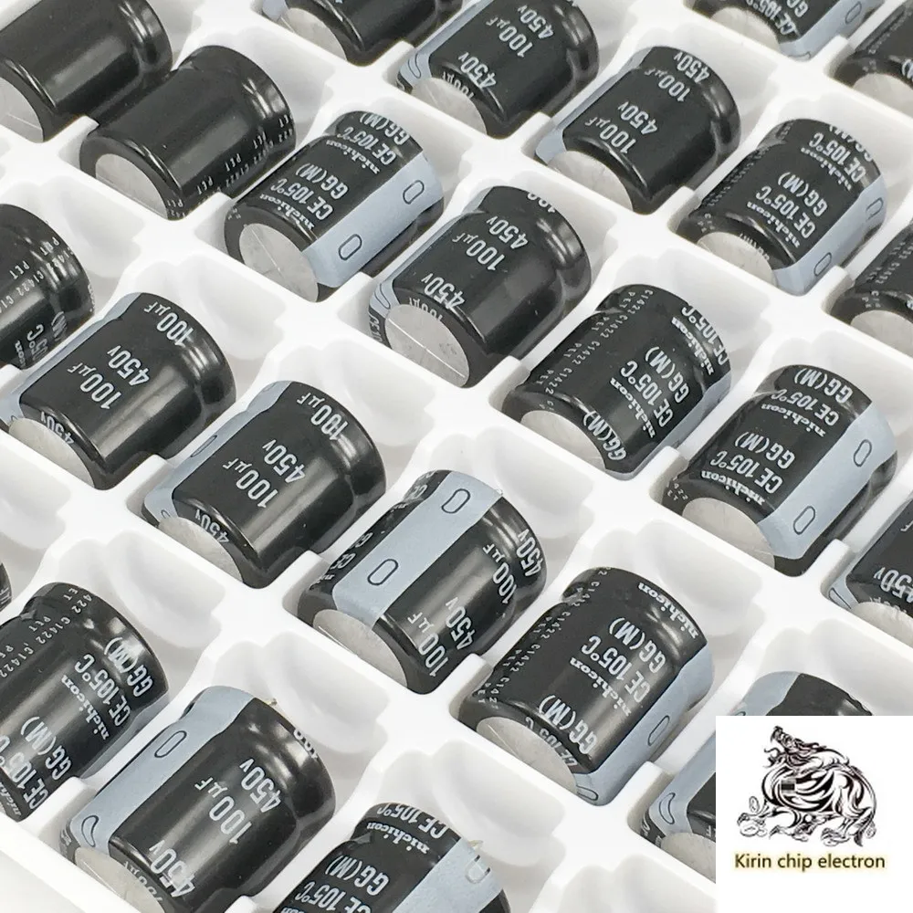 5PCS/LOT electrolytic capacitor 100UF450V 22*25mm
5PCS/LOT electrolytic capacitor 100UF450V 22*25mm