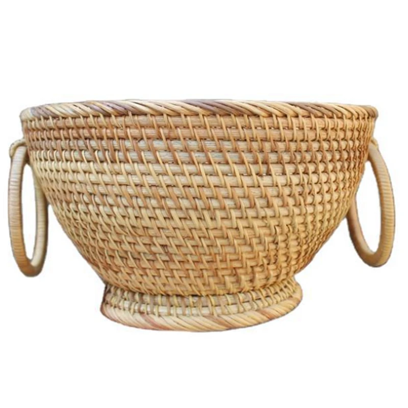 Rattan Fruit Basket, Creative Snacks Candy Storage Bowl Basket, Creative Handmade Flower Basket,Home Decoration
Rattan Fruit Basket, Creative Snacks Candy Storage Bowl Basket, Creative Handmade Flower Basket,Home Decoration