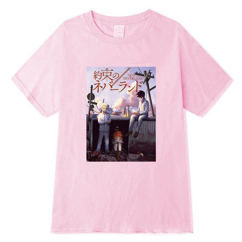 The Promised Neverland Shirt Japanese Manga Printed Tees Summer O-neck Men's Tops
The Promised Neverland Shirt Japanese Manga Printed Tees Summer O-neck Men's Tops