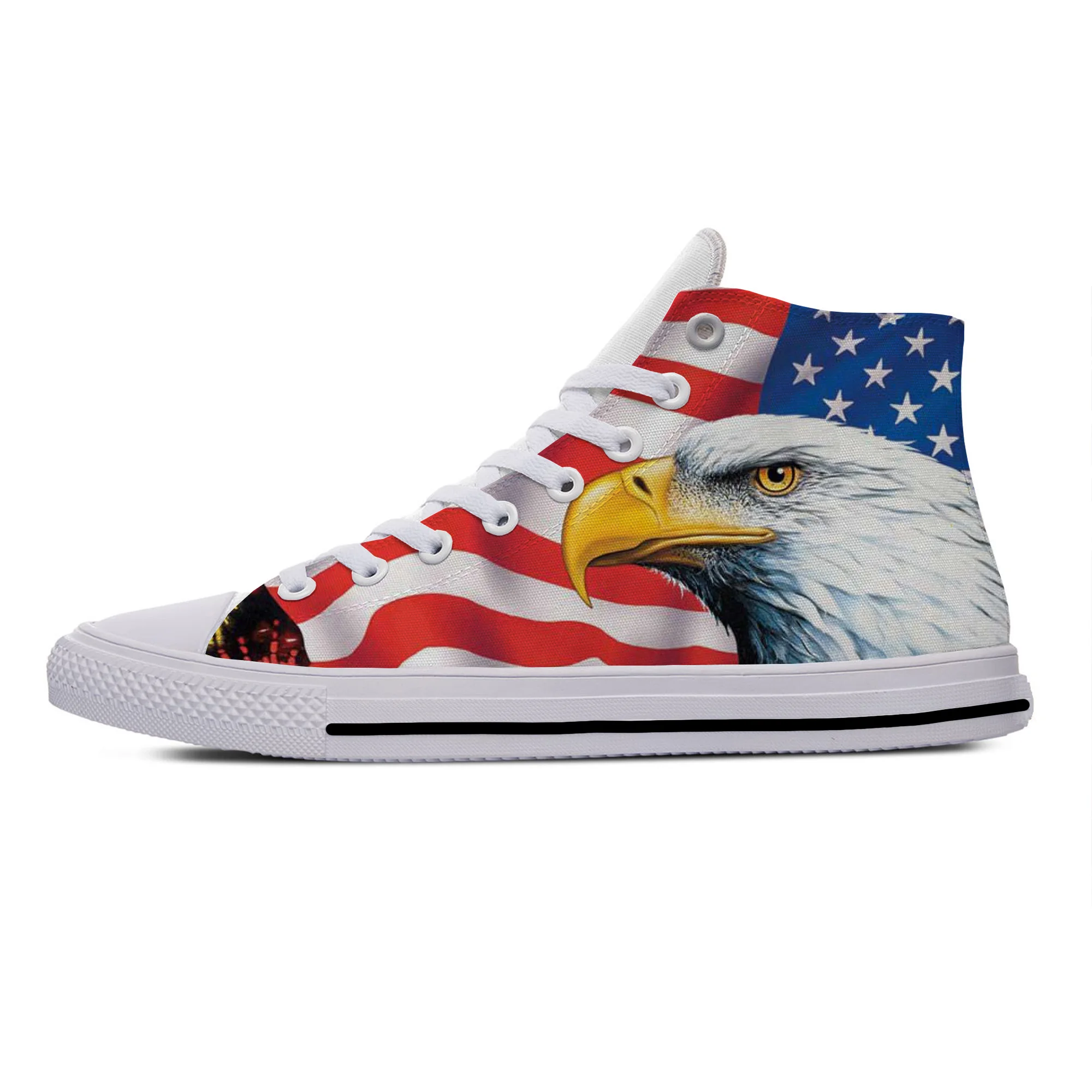 2022 USA US American America Flag Eagle Patriotic Casual Cloth Shoes High Top Lightweight Breathable 3D Print Men women Sneakers
2022 USA US American America Flag Eagle Patriotic Casual Cloth Shoes High Top Lightweight Breathable 3D Print Men women Sneakers
